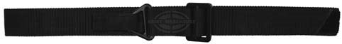 Koppel, "Mission", schwarz, Metallverschluss, 4,5 cm breit