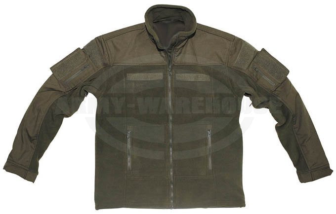 Einsatz-Fleecejacke, oliv, neu