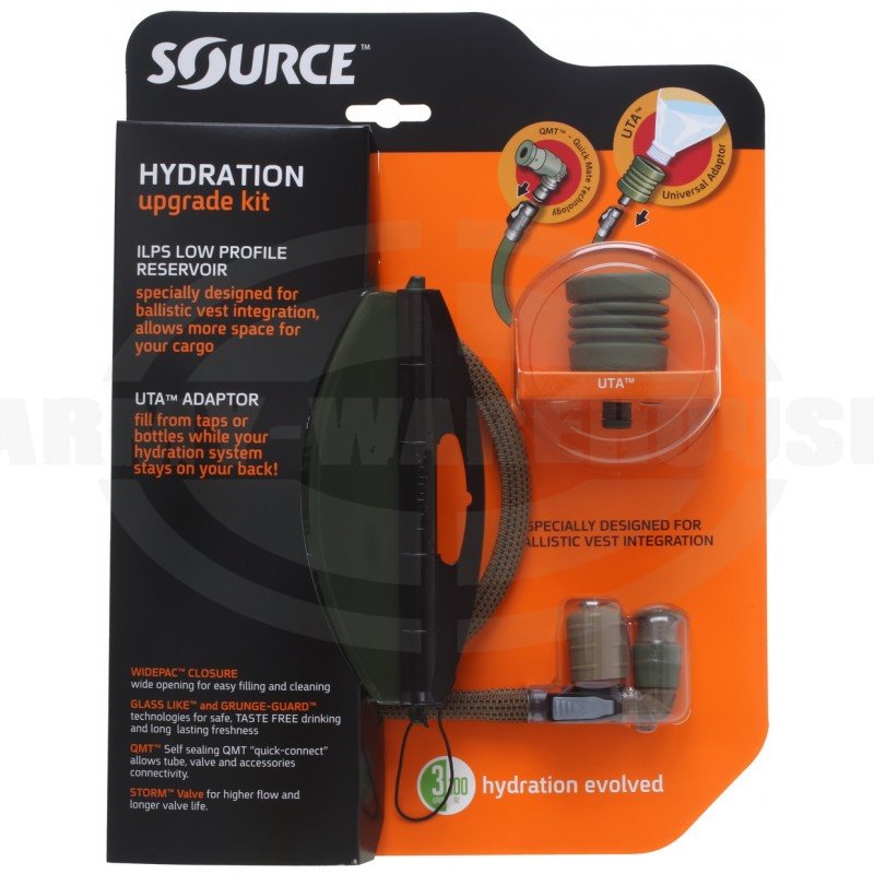 SOURCE - ILPS 2L/3L Low Profile Hydration System with UTA, schwarz (black)