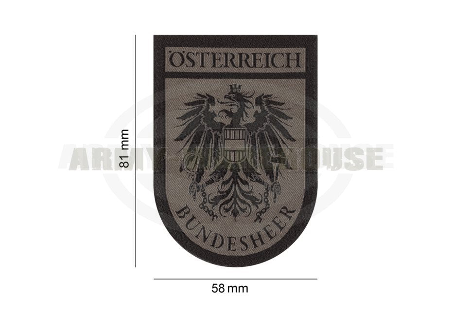Bundesheer-Hoheits-Klettabzeichen, RAL7013