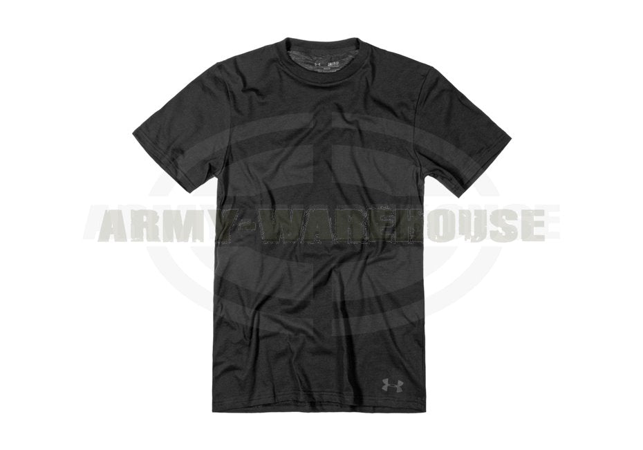 UA Tactical HeatGear Charged Cotton Tee - schwarz (black)