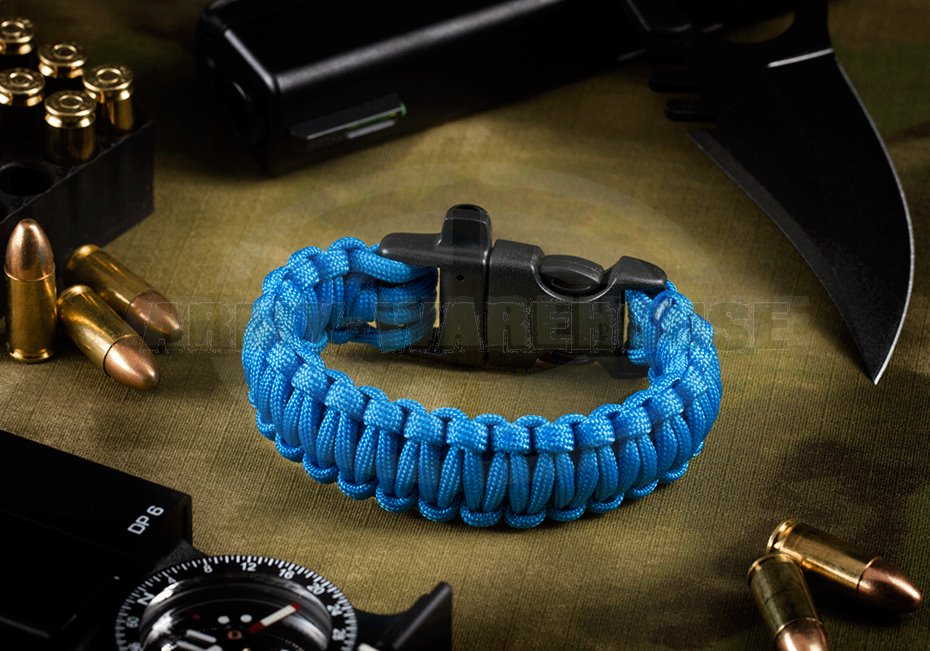 Survival Bracelet - UN Blue