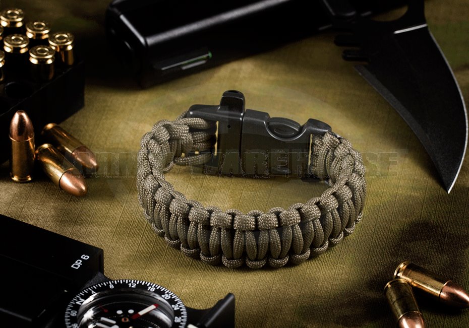 Survival Bracelet Army Green
