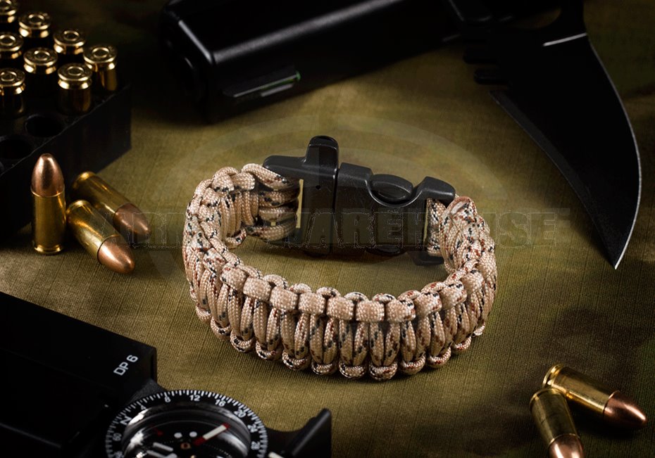 Survival Bracelet - Desert Camo