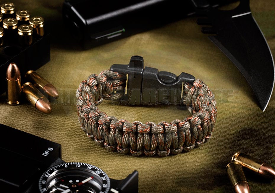 Survival Bracelet - OD Green Camo